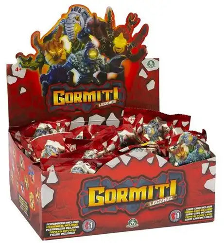 8056379138723 – Lot de 24 pcs Gormiti Legends figurines en blindbag 13x17 cm en display – Grossiste jouets à collectionner