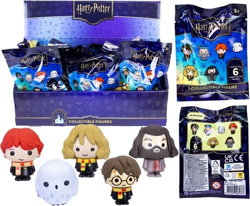 8721077565767 | Harry Potter 3D Gomme en Blindbag 9x12cm - 1 PCS aléatoirement - Fournitures Scolaires