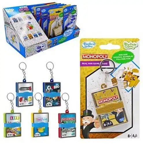 5407008050221 – Lot revendeur 16 pcs Hasbro Gaming Mini Games assortis 11×18,5 cm en display multilingue