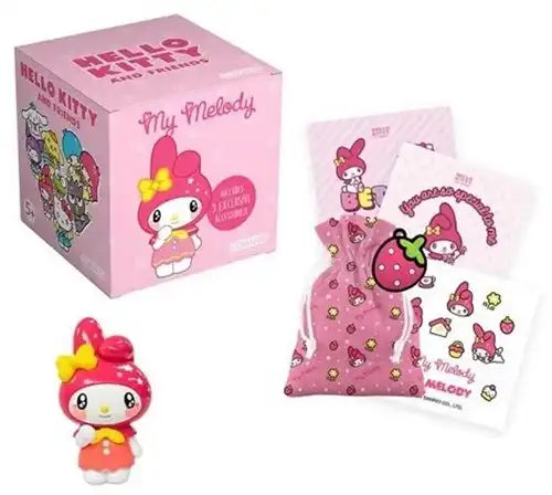 8412906904306 – Lot revendeur 16 pcs Hello Kitty and Friends Friendship Box 8,5×8,5 cm – 10 modèles assortis en display