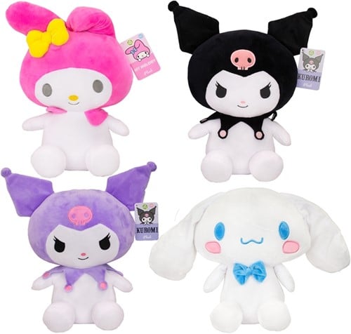 8721246990925 | Lot 4 Peluches Hello Kitty and Friends 23cm – Assorties