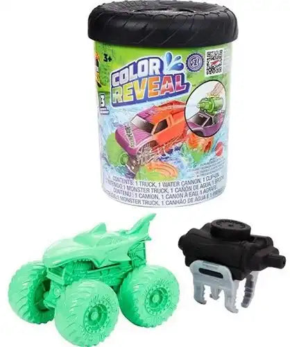 194735084289 – Hot Wheels Monster Trucks Color Reveal 9,5 × 13 cm – Colis de 8 pièces (display)
