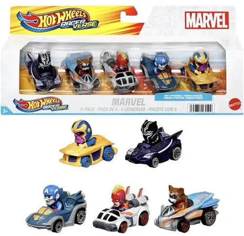 Hot Wheels Racer Verse Marvel 5-Pack