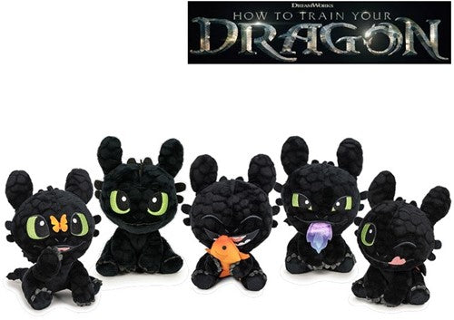 8425611355684 How to Train Your Dragon Peluche Toothless Expressions 5 assortis 18cm