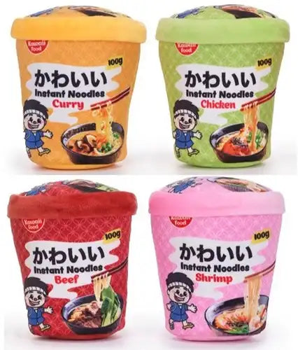5038104494765 – Kawaii Kuties Peluche Noodle Pot 4 assortis 17cm (colis 6 pièces)