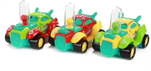 8714627003710 – Colis 9 pcs Little Stars Stunt Auto Hot Rod – Voitures à friction 10×12×9 cm assorties en display