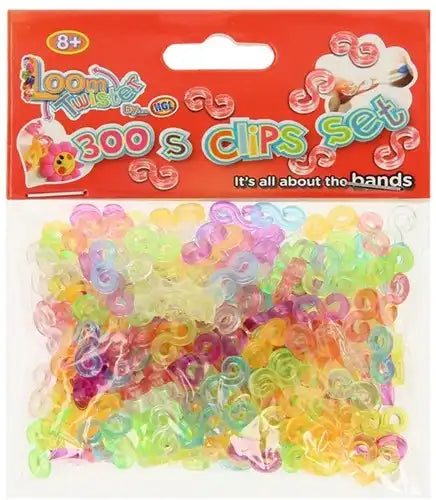 5021813118107 – Colis de 96 pcs Loom Twister Set 300x S-Clips 9x11 cm – Vente en gros Loom Twister – Grossiste accessoires créatifs pour enfants