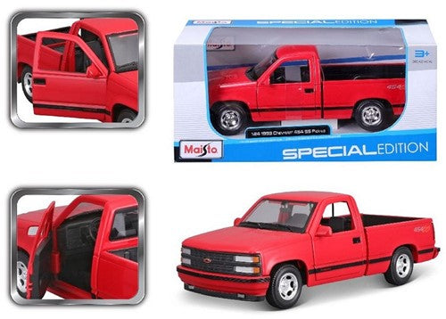 Lot 5 voitures Maisto 1:24 Chevrolet Pick-Up, Stingray, Tahoe - Neuf en boîte 090159070337