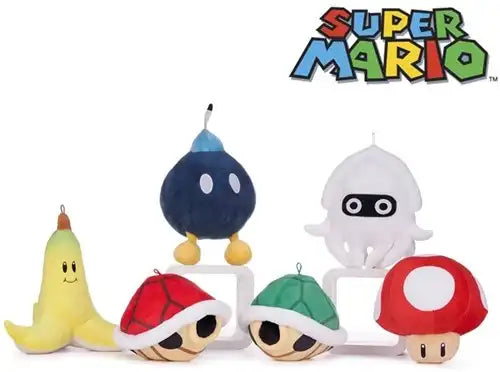 Mario Bross Peluche Mario Kart Mix 6 assortis 30cm