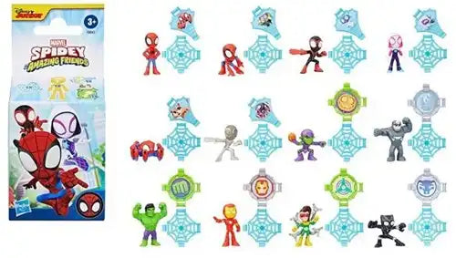 5010996197856 – Colis de 12 pcs Marvel Spidey and His Amazing Friends Figurines de collection 6,5×14,5 cm – Boîtes aveugles assorties – Grossiste Marvel