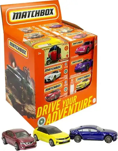 6947731029419 – Matchbox Drive Your Adventure véhicules Die-Cast en display (colis 48 pièces)