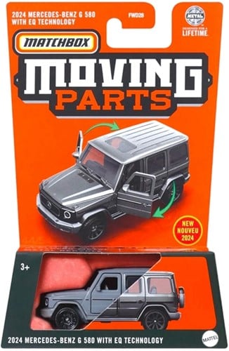 194735291441 | Matchbox Mercedes Benz G 580 EQ 11x16,5cm | Voiture Miniature Mercedes Benz G 580 EQ