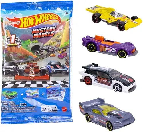 027084855920 – Mattel Hot Wheels Mystery Models Blindbag – Colis de 24 véhicules Die-Cast