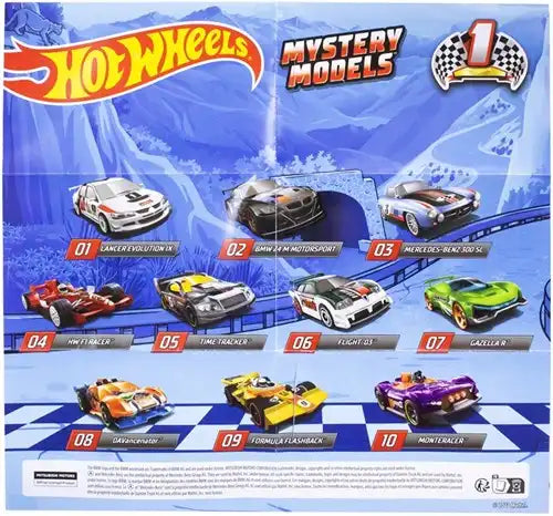 027084855920 – Mattel Hot Wheels Mystery Models Blindbag – Colis de 24 véhicules Die-Cast