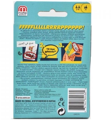 Mattel – Jeu de cartes Pic Flip | 887961824360