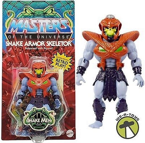 194735104185	Mattel Masters of the Universe Aktiefiguur 14cm Snake Men 15x29cm