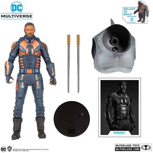 787926154474 | McFarlane Suicide Squad - Figurine Bloodsport (Unmasked) 18cm - Collect to Build King Shark