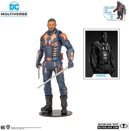 787926154474 | McFarlane Suicide Squad - Figurine Bloodsport (Unmasked) 18cm - Collect to Build King Shark