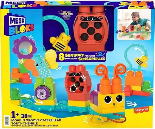 194735105014 – Colis de 1 pc : Mega Bloks Move ’n Groove Caterpillar 29x35,5 cm – Grossiste Mattel