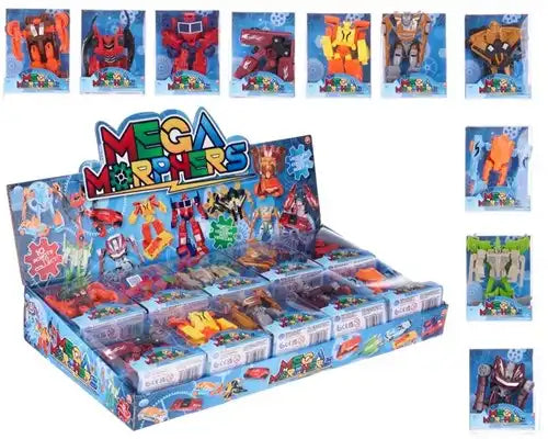 Mega Morphers 8x10,5cm 10 assortis in display