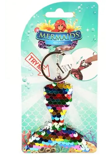 8714627311402 – MERMAIDS Porte-clés queue de sirène 6x8cm 4 assortis