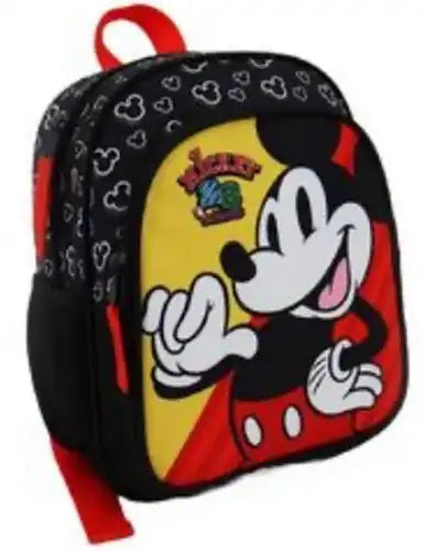 Mickey Mouse Junior Sac à dos (2 compartiments + 2 poches latérales) 28 x21x15cm