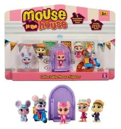 8414614077082 – Millie & Friends Mouse in the House 3-Pack 14x20cm en présentoir (8) dispo Simcha.fr