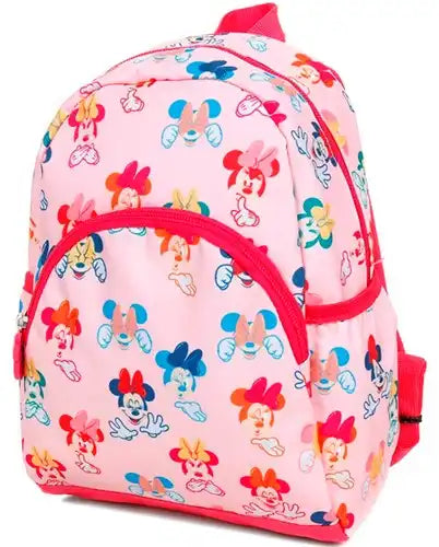 Minnie Mouse tout-petit Sac à dos (2 compartiments, 2 poches latérales) 29x20x14cm