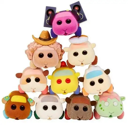 035051585640 – Molcar Fuzmols Peluche cochon d’Inde 6 cm assortis en tubo 7,5×10 cm (MGA) – Colis de 12 pièces
