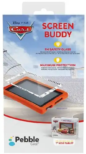 4039621916519 – Colis de 50 pcs : Pebble Gear Disney Cars Screen Buddy Protection Glass 7" Tablet 14x21,5 cm – Grossiste accessoires tablettes