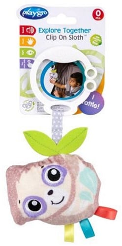 Playgro Explore Together Clip on paresseux 10x10cm