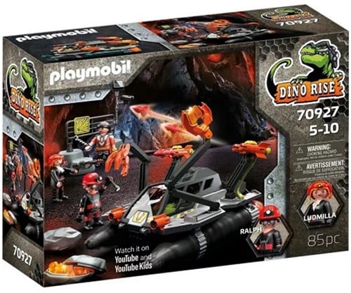 4008789709271 – Playmobil Dino Rise 70927 – Foreuse Démolition Comet Corp 85 pièces