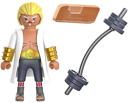 4008789715579 – Figurine Playmobil Naruto Fourth Raikage Ay 9x12 cm – Version Officielle – Raikage Musclé + Accessoires
