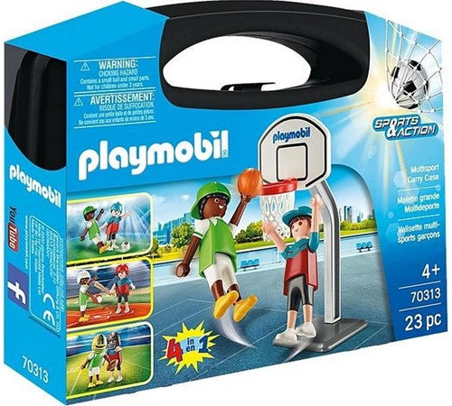 4008789703132 Playmobil Sports & Action Valise multisports 4 en 1 20x25cm