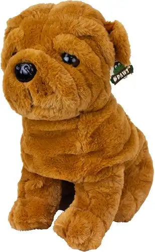 8718668596644 – Lot revendeur 2 pcs Peluche Chien Shar Pei 38 cm