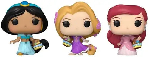 889698764445 – Funko POP! Pocket Carrot Disney Princess – 3 Pack – Display de 12