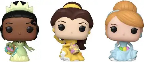 889698764438 – Funko POP! Pocket Carrot Disney Princess – 3 Pack – Display de 12