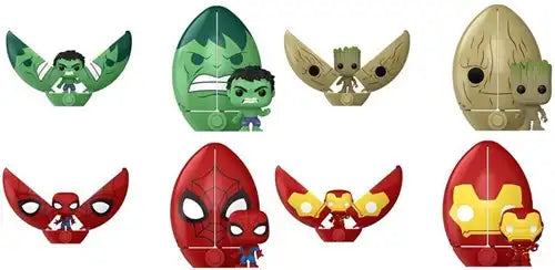889698771696 – Funko POP! Pocket Easter Egg Marvel – 4 modèles assortis – Display de 12