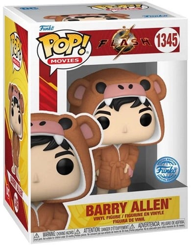 889698666350 POP! The Flash Barry Allen in Monkey Robe #1345 Funko Movies DC Comics