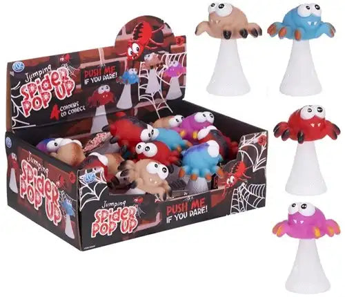 5038104658464 – Pop-Up Spider (4 assorted models in display, pack of 16 pcs) available Simcha.fr