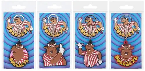5038104135279 – Porte-clés Bullseye 2D 7 x 16 cm (4 modèles assortis, colis de 48 pcs) dispo Simcha.fr