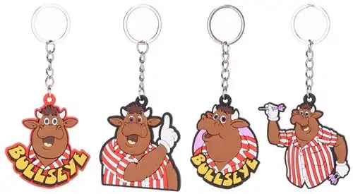 5038104135279 – Porte-clés Bullseye 2D 7 x 16 cm (4 modèles assortis, colis de 48 pcs) dispo Simcha.fr