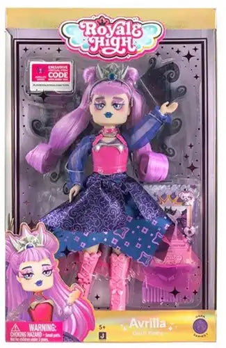 191726726142 – Lot revendeur de 1 Royale High Fashion Poupée Avrilla 20x32,5 cm – Poupée officielle grossiste