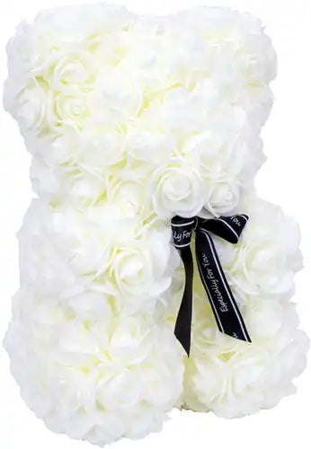 4039214541623 – Lot de 6 pcs Ours en roses avec foulard "Especially for you" 5 assortis 25 cm en emballage – Grossiste décoration cadeaux