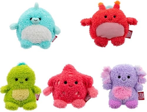 Jazwares 196566378438 lot de 5 pcs : Russ BumBumz Peluche 11cm Aquabumz