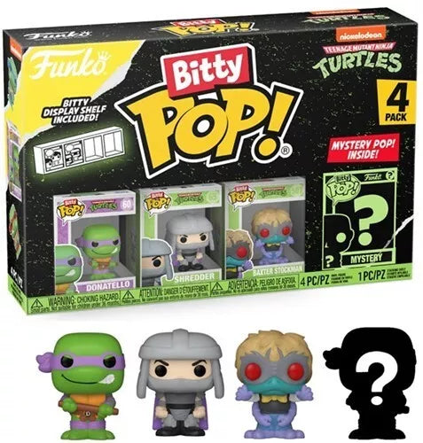 JJ73 Bitty POP! Teenage Mutant Ninja Turtles Donatello 4-Pack 9,5x14cm
