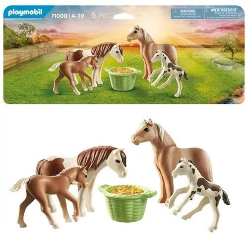 FEV9 Playmobil Country 2 Poneys islandais avec poulains