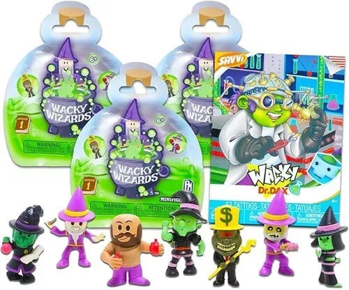 Wacky Wizards Mini Figures en Blindbag Pièce Mystérieuse 13x16cm