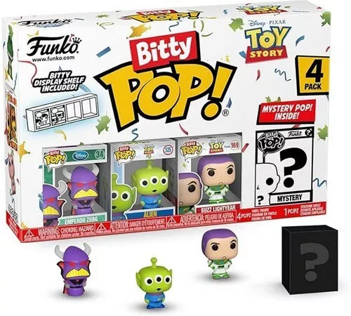 JJ52 Bitty POP! Toy Story Zurg 4-Pack 9,5x14cm