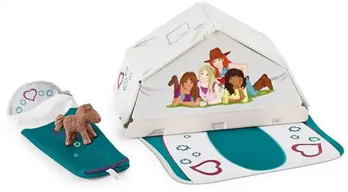 4059433573618 – Colis de 4 pcs : Schleich Horse Club Camping Accessoires 14x19 cm – Grossiste figurines et accessoires Schleich officiels